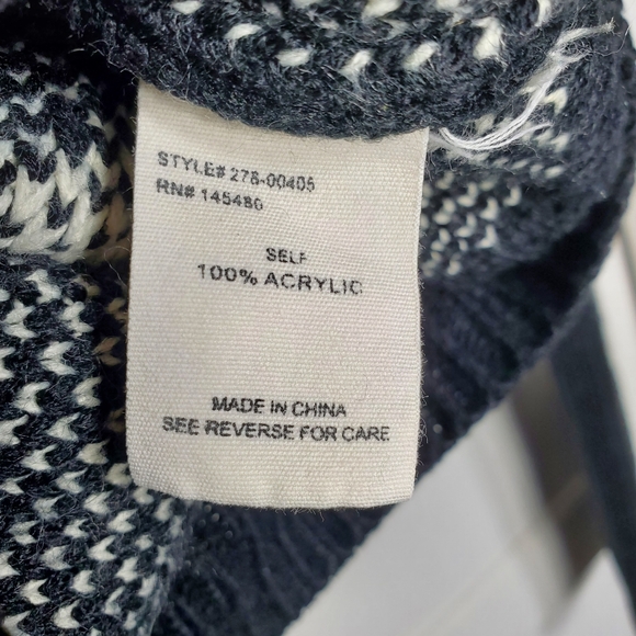 Mo:vint Black Cloud Sweater Cardigan Womens Medium *Flaw* Witchy Goth Whimsigoth - Picture 10 of 12